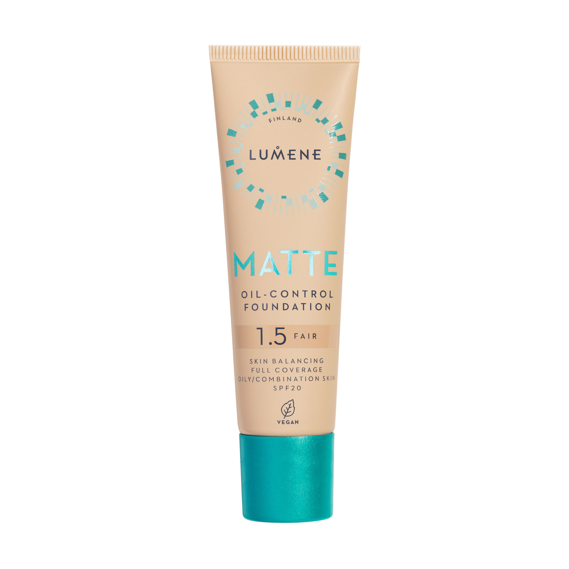 Матувальна тональна основа Lumene Matte Oil-control Foundation SPF 20, 1.5 Fair, 30 мл