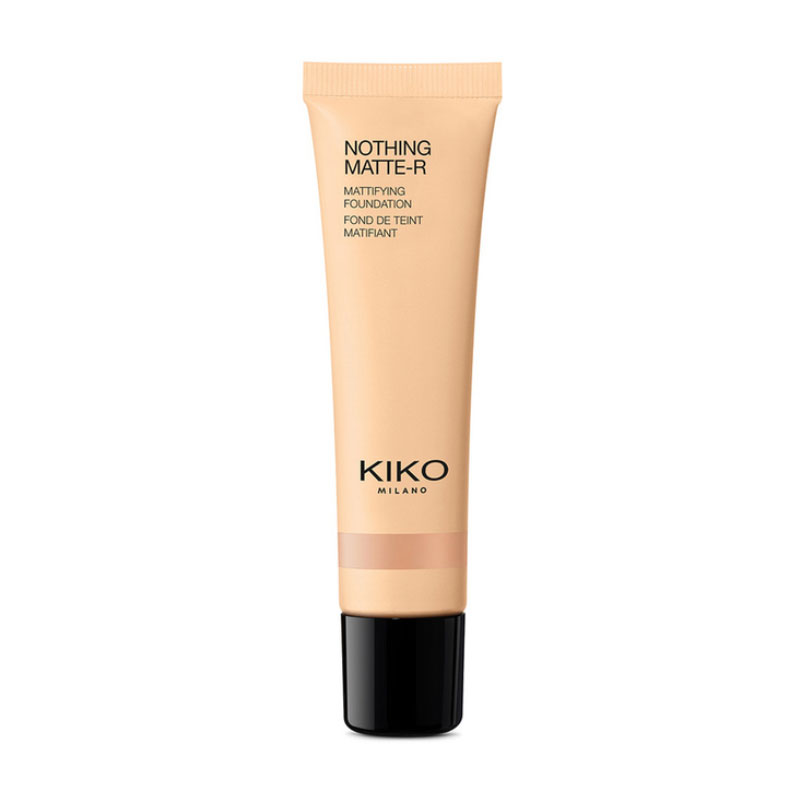 Уцінка! Матувальна тональна основа для обличчя Kiko Milano Nothing Matte-R Mattifying Foundation 3 Gold, 27 мл